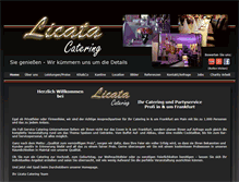 Tablet Screenshot of licata-catering.de